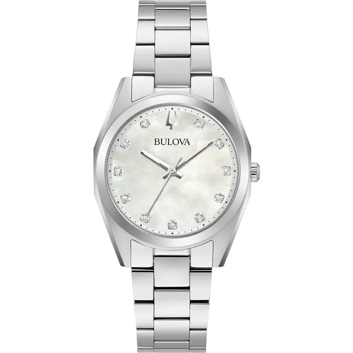 Mother of pearl outlet silver watch