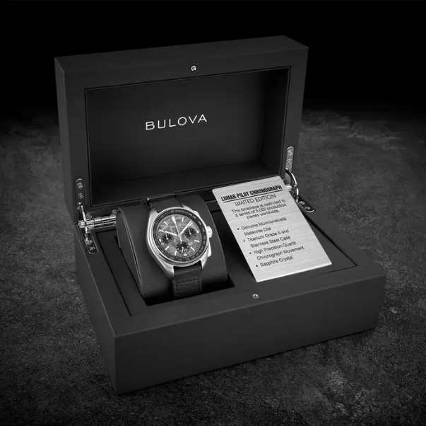 Bulova Lunar Pilot Meteorite Watch- 96A312