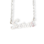 Sterling Silver Name Chain- Script