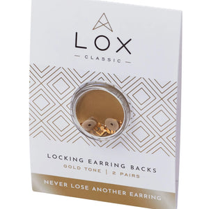 LOX Silver Earrings Backs - Secure, Locking and Lifting